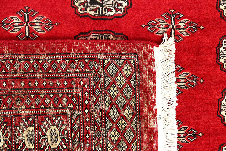 Red Bokhara 6' 4 x 9' 5 - No. 60141 - ALRUG Rug Store