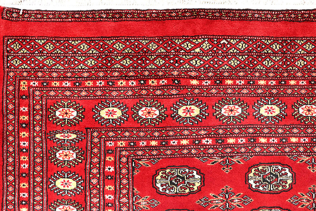 Crimson Bokhara 6'  5" x 8'  11" - No. QA39092