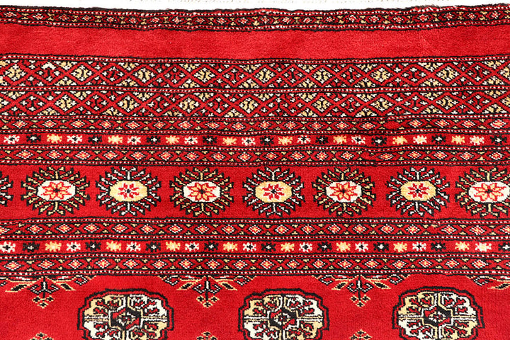 Crimson Bokhara 6' 5 x 8' 11 - No. 60142 - ALRUG Rug Store
