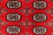 Crimson Bokhara 6' 5 x 8' 11 - No. 60142 - ALRUG Rug Store