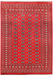 Crimson Bokhara 6'  5" x 8'  11" - No. QA39092