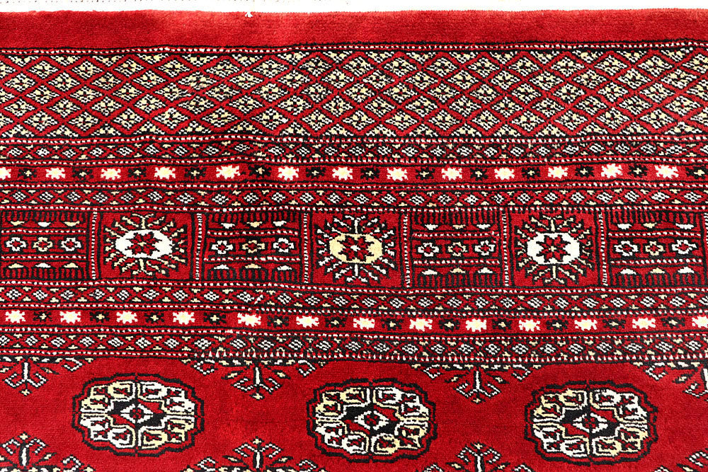 Red Bokhara 6' x 8' 10 - No. 60143 - ALRUG Rug Store
