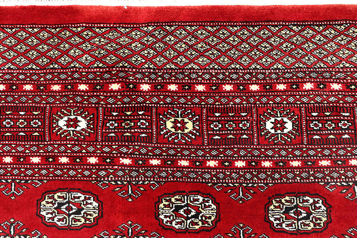 Red Bokhara 6' x 8' 10 - No. 60143 - ALRUG Rug Store