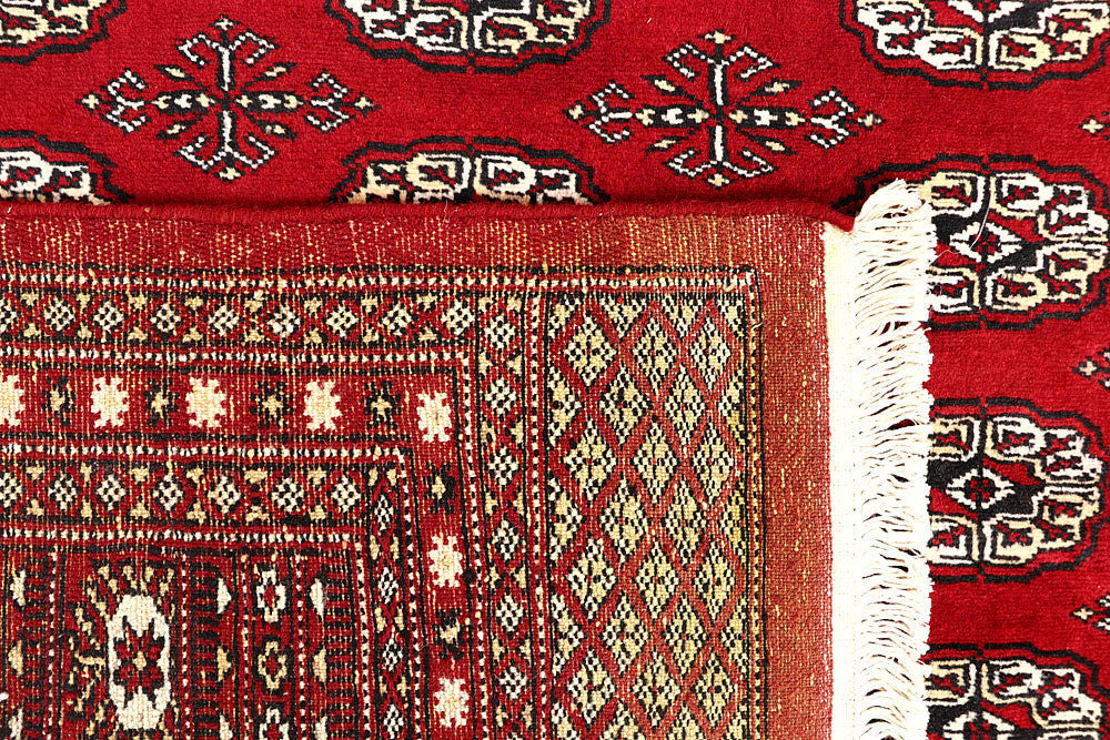 Red Bokhara 6' x 8' 10 - No. 60143 - ALRUG Rug Store