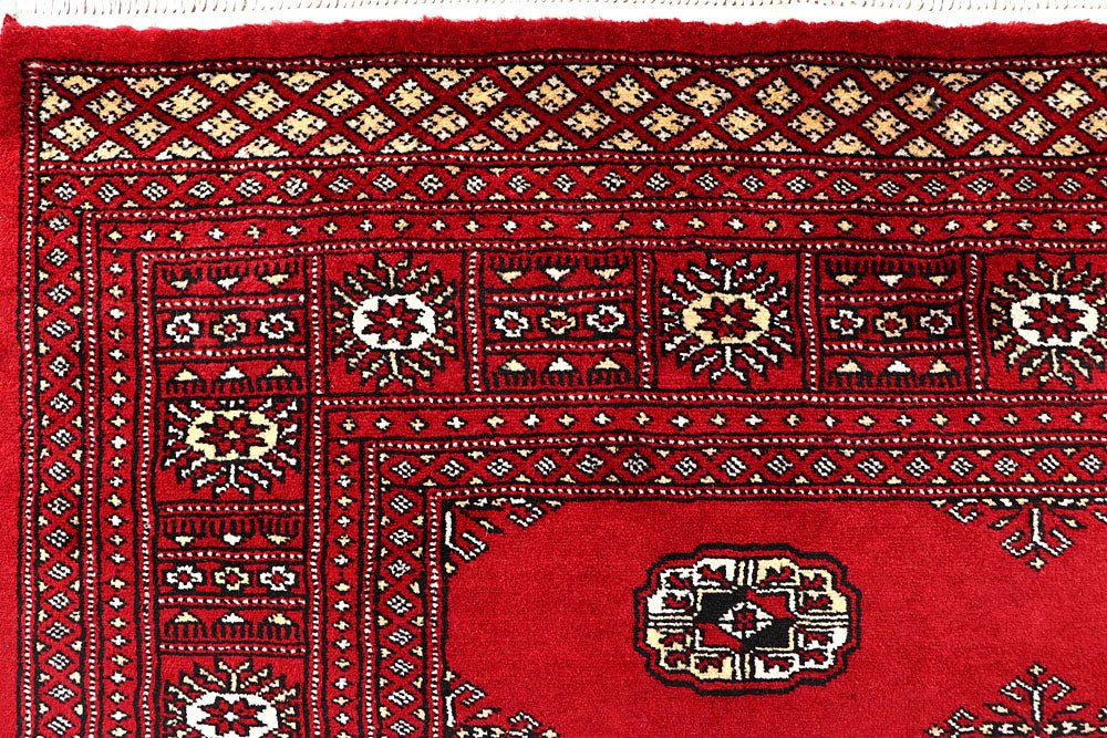 Red Bokhara 6' 1 x 9' 6 - No. 60144 - ALRUG Rug Store
