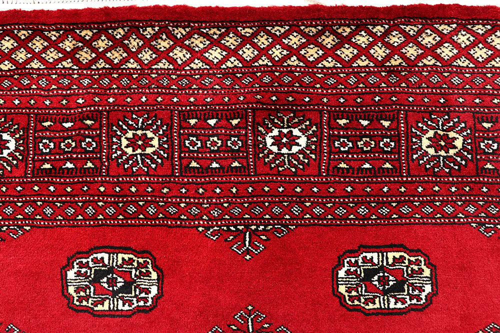Red Bokhara 6' 1 x 9' 6 - No. 60144 - ALRUG Rug Store