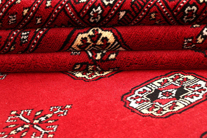 Red Bokhara 6' 1 x 9' 6 - No. 60144 - ALRUG Rug Store
