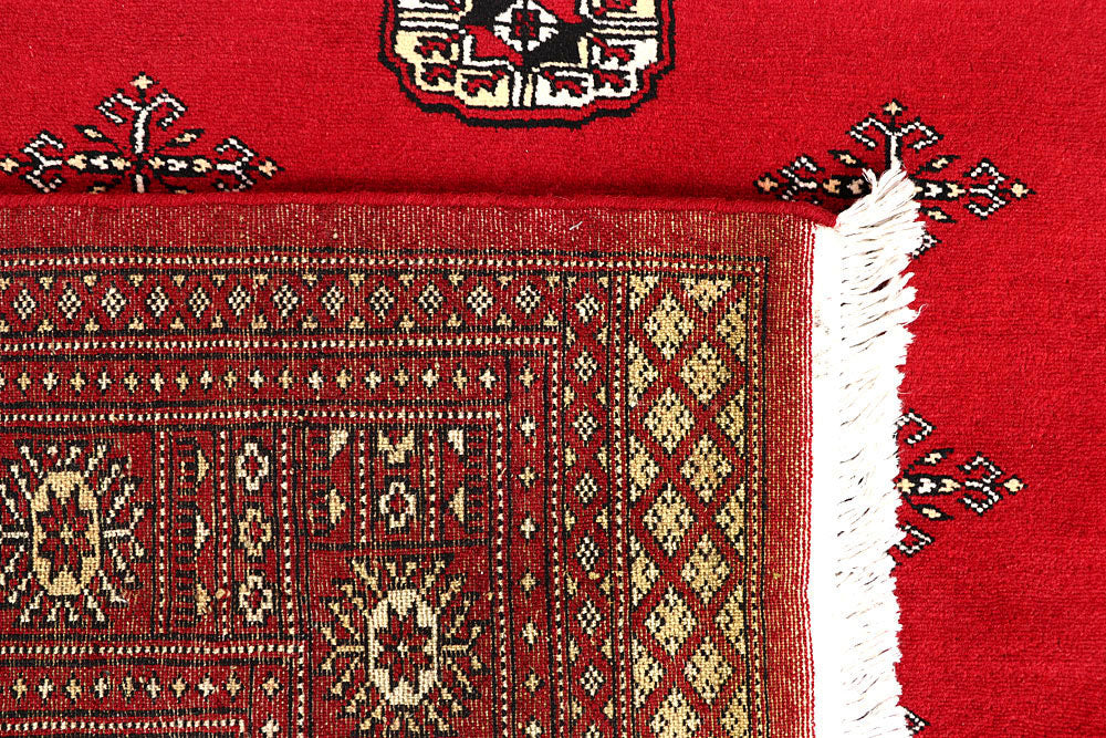 Red Bokhara 6' 1 x 9' 6 - No. 60144 - ALRUG Rug Store