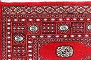 Red Bokhara 6' 3 x 9' - No. 60147 - ALRUG Rug Store