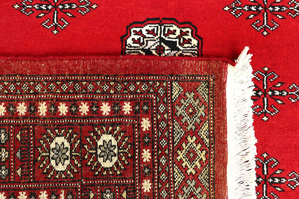 Red Bokhara 6' 3 x 9' - No. 60147 - ALRUG Rug Store