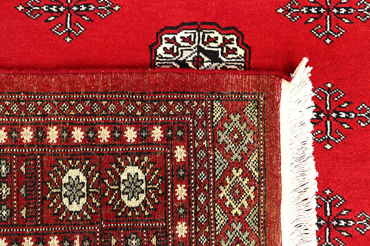 Red Bokhara 6' 3 x 9' - No. 60147 - ALRUG Rug Store