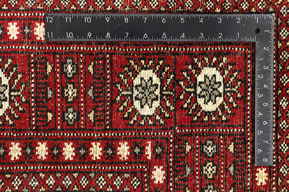Red Bokhara 6' 3 x 9' - No. 60147 - ALRUG Rug Store
