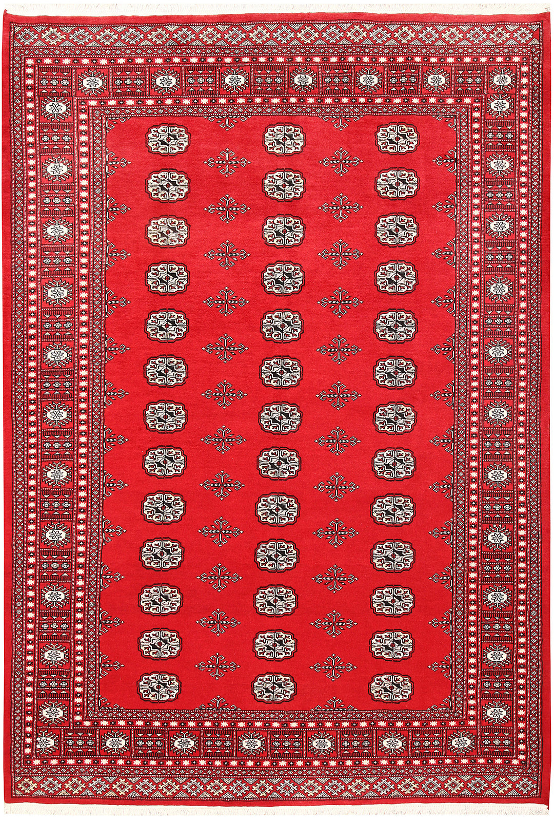 Red Bokhara 6' 3 x 9' - No. 60147 - ALRUG Rug Store