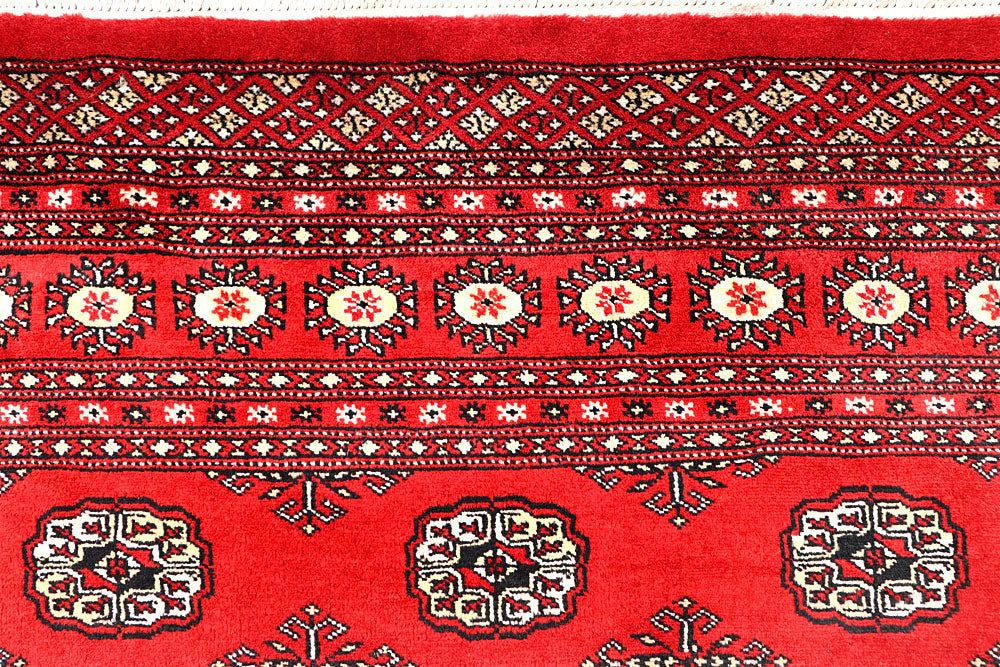 Tomato Bokhara 6' 1 x 9' 7 - No. 60149 - ALRUG Rug Store