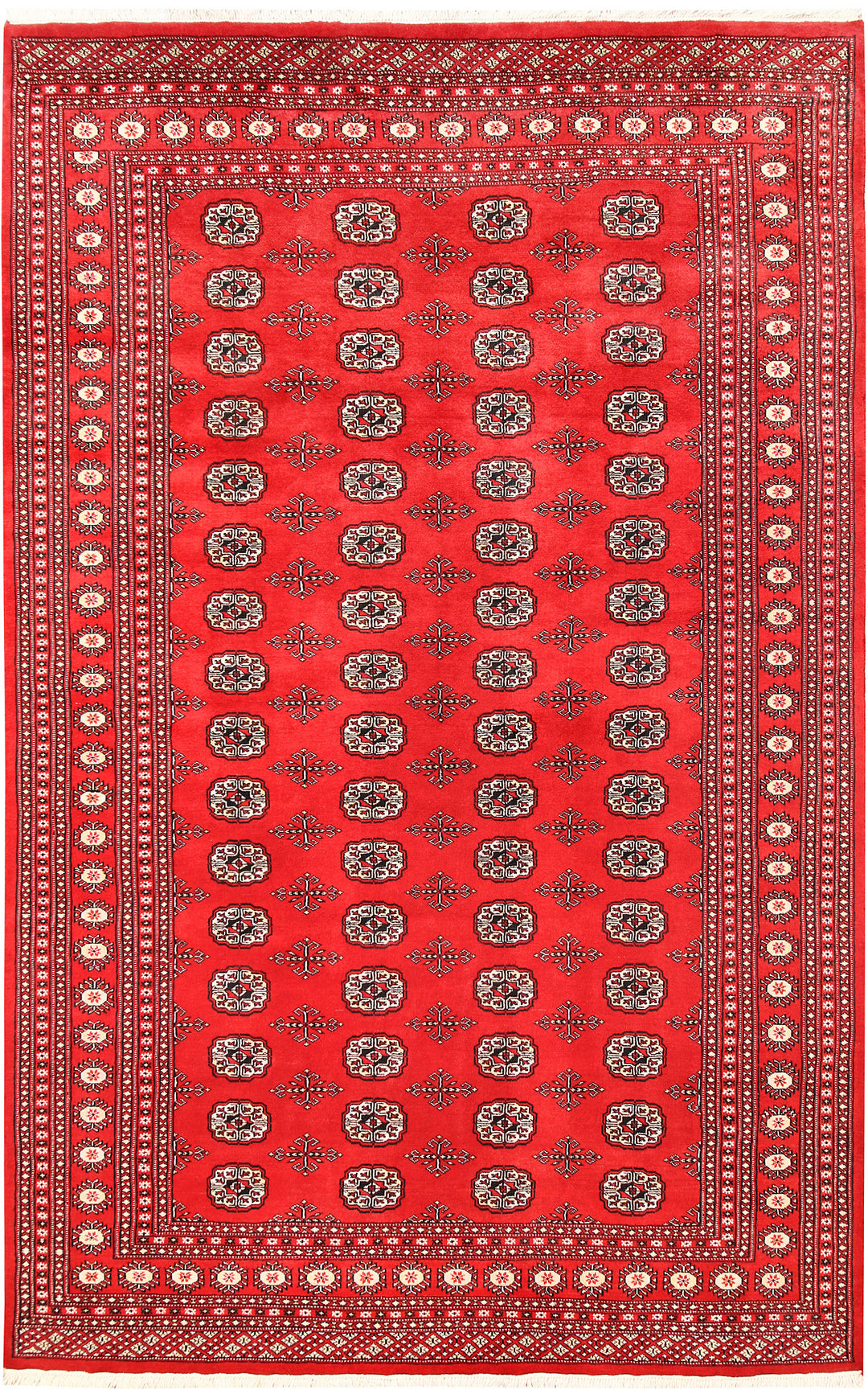 Tomato Bokhara 6' 1 x 9' 7 - No. 60149 - ALRUG Rug Store