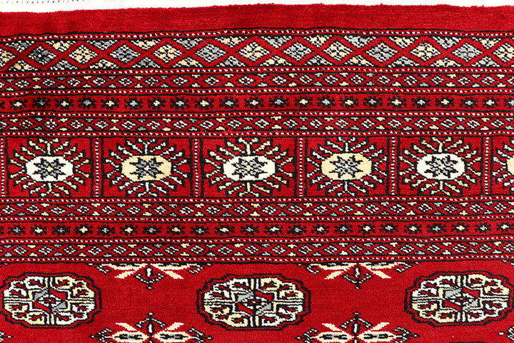 Red Bokhara 6'  3" x 9' " - No. QA63452