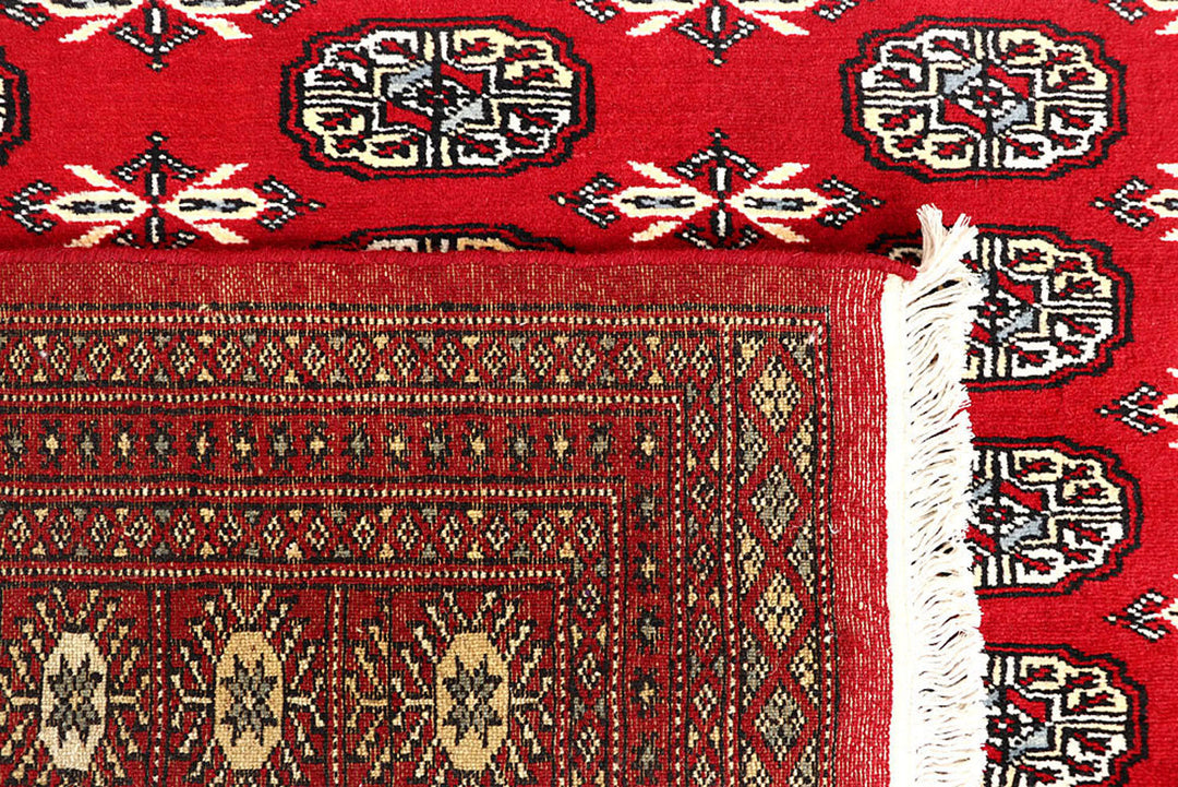 Red Bokhara 6'  3" x 9' " - No. QA63452