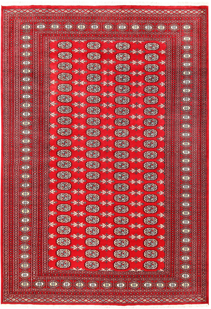 Red Bokhara 6' 3 x 9' - No. 60150 - ALRUG Rug Store