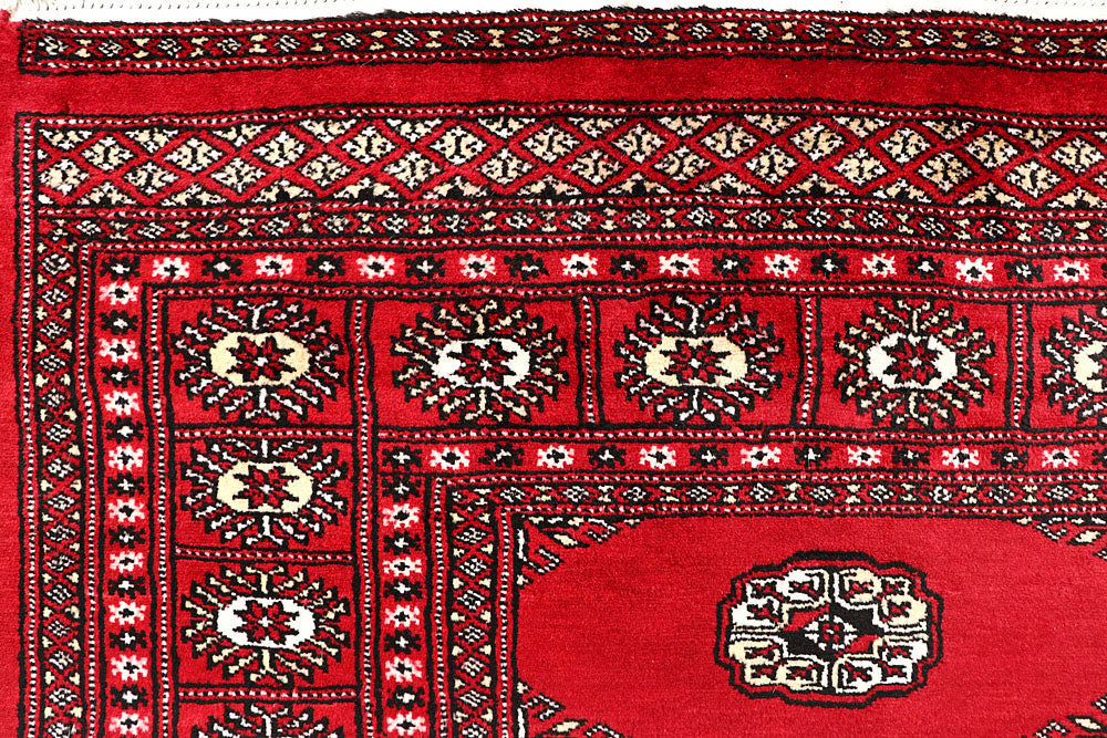 Red Bokhara 6' 2 x 9' 3 - No. 60151 - ALRUG Rug Store