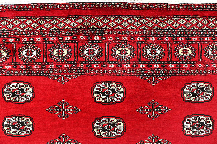 Red Bokhara 6' 2 x 9' 3 - No. 60151 - ALRUG Rug Store