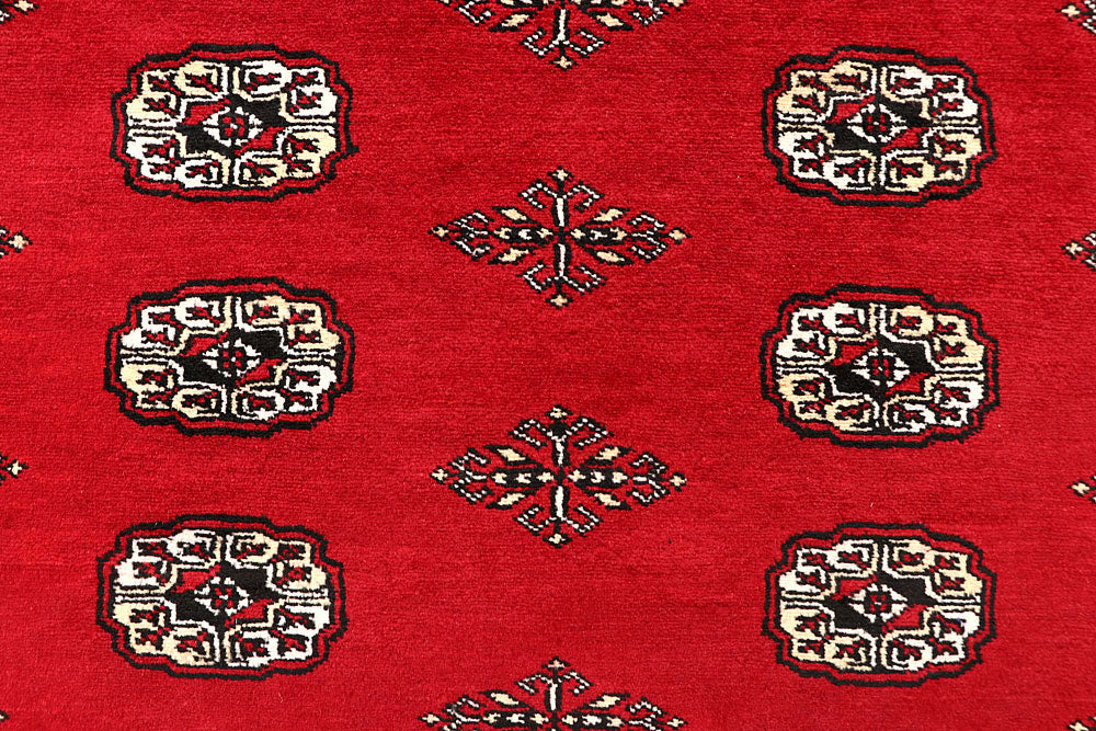 Red Bokhara 6' 2 x 9' 3 - No. 60151 - ALRUG Rug Store