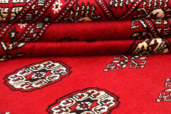 Red Bokhara 6' 2 x 9' 3 - No. 60151 - ALRUG Rug Store