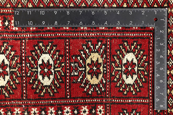 Red Bokhara 6' 2 x 9' 3 - No. 60151 - ALRUG Rug Store