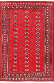 Red Bokhara 6' 2 x 9' 3 - No. 60151 - ALRUG Rug Store