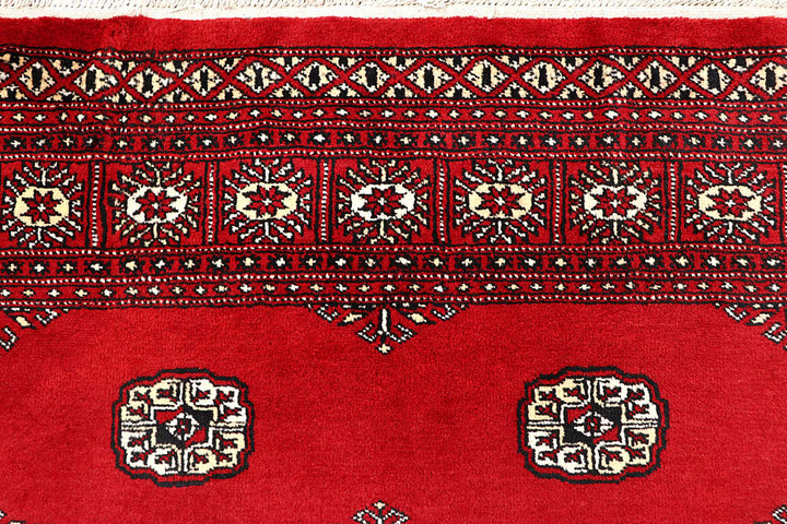 Red Bokhara 6' x 9' 5 - No. 60152 - ALRUG Rug Store