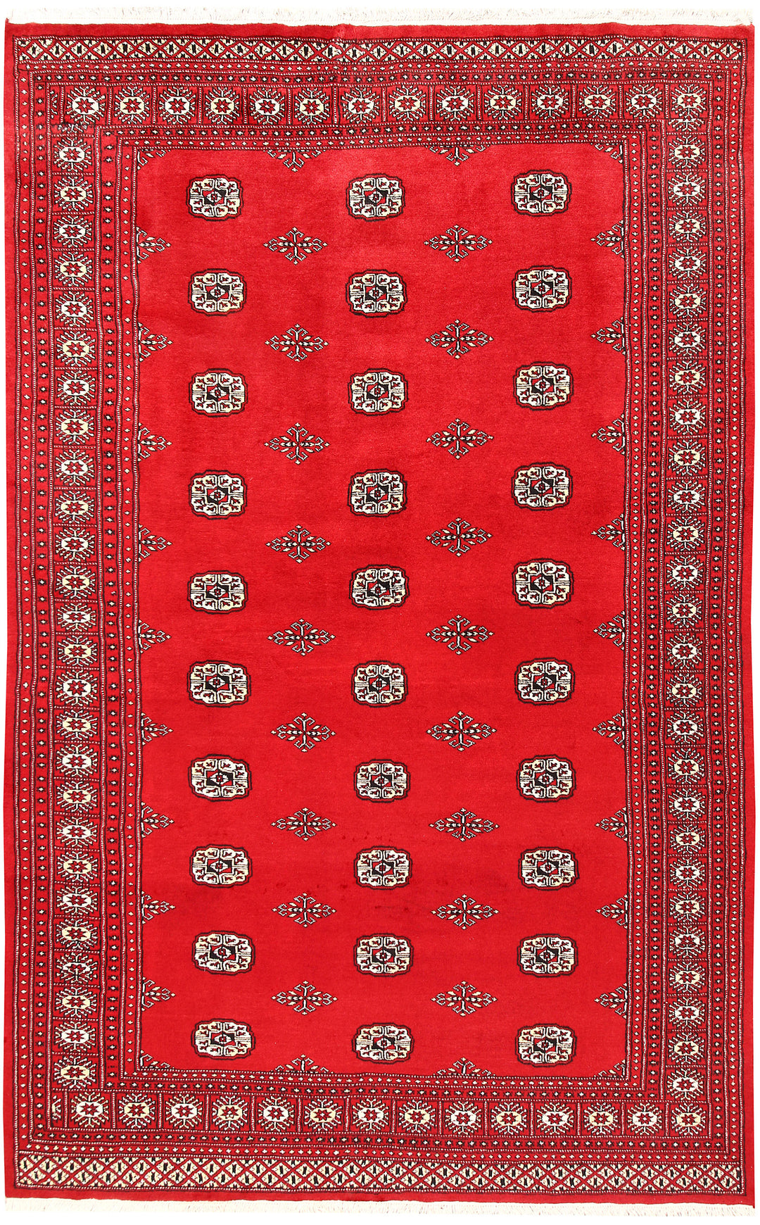 Red Bokhara 6' x 9' 5 - No. 60152 - ALRUG Rug Store