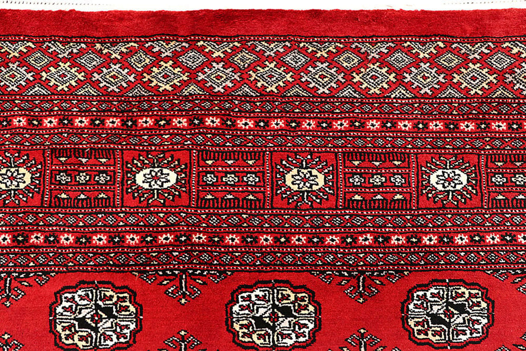 Red Bokhara 6'  3" x 9'  3" - No. QA41770