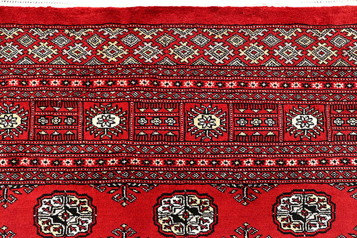 Red Bokhara 6'  3" x 9'  3" - No. QA41770