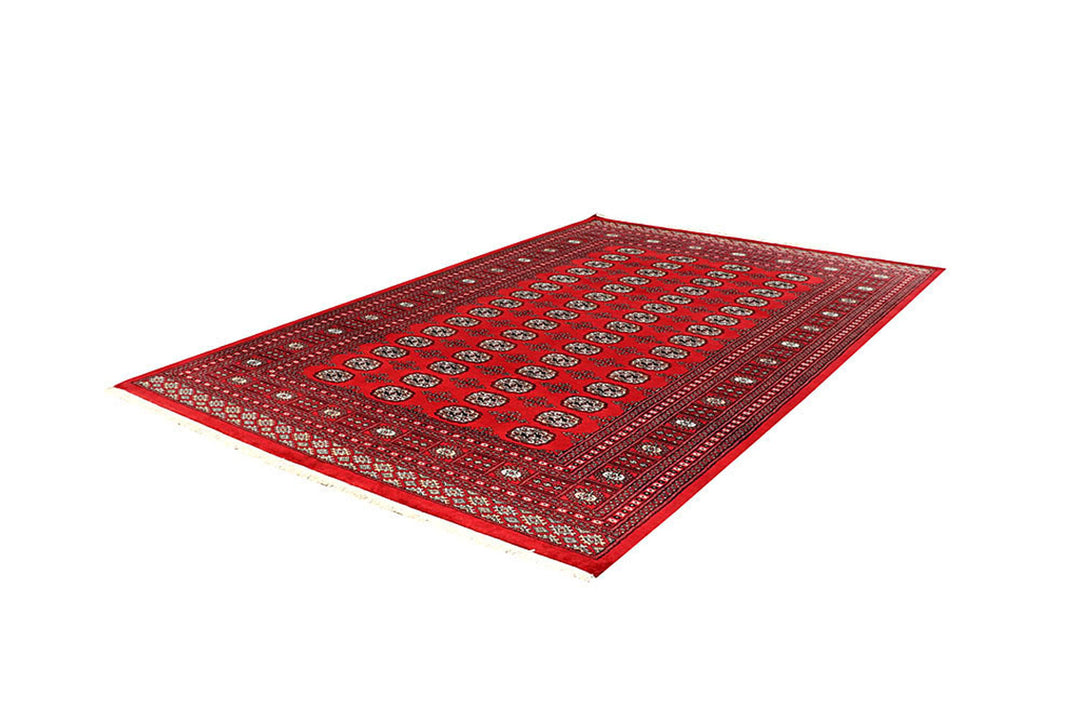 Red Bokhara 6'  3" x 9'  3" - No. QA41770