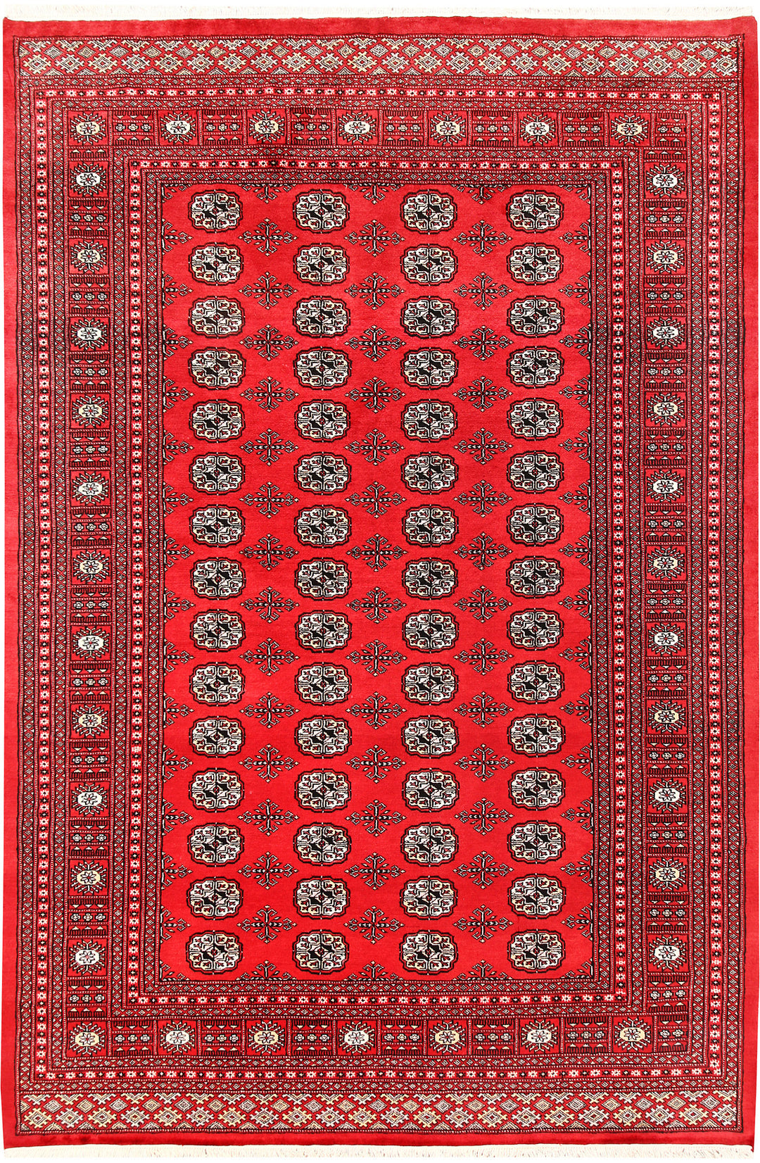 Red Bokhara 6' 3 x 9' 3 - No. 60153 - ALRUG Rug Store