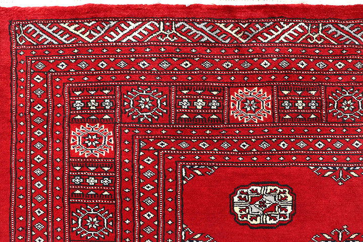 Red Bokhara 6' 3 x 8' 10 - No. 60154 - ALRUG Rug Store