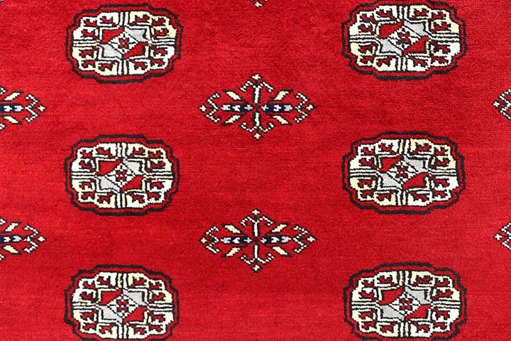 Red Bokhara 6' 3 x 8' 10 - No. 60154 - ALRUG Rug Store
