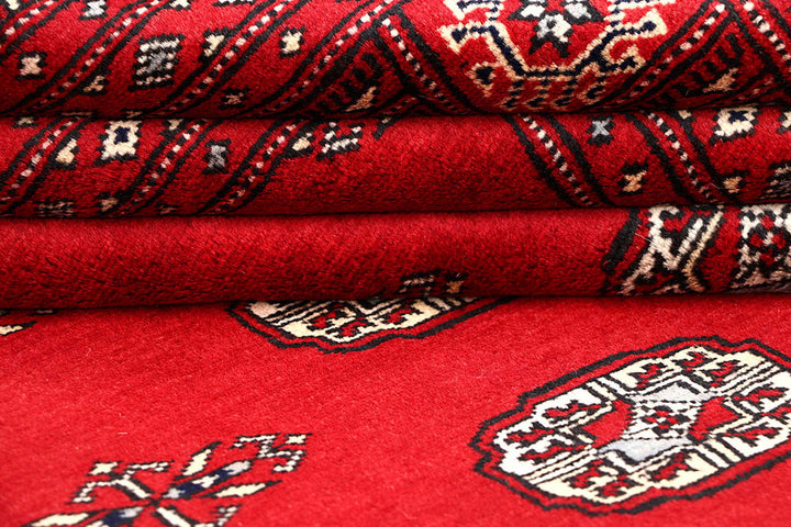 Red Bokhara 6' 3 x 8' 10 - No. 60154 - ALRUG Rug Store