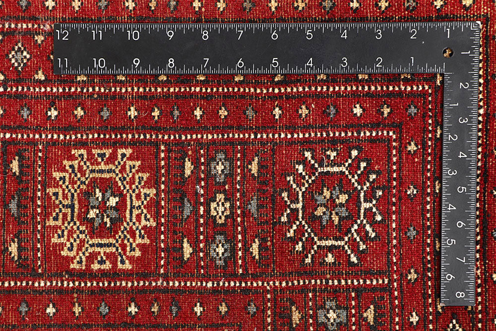 Red Bokhara 6' 3 x 8' 10 - No. 60154 - ALRUG Rug Store