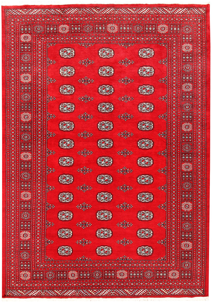 Red Bokhara 6' 3 x 8' 10 - No. 60154 - ALRUG Rug Store