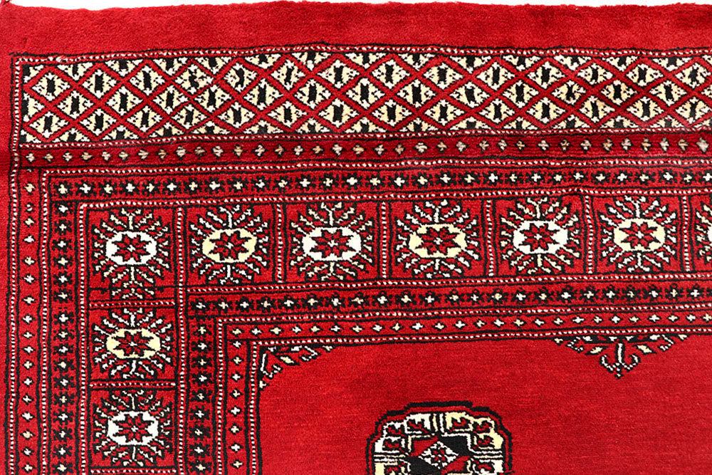 Red Bokhara 6' 4 x 9' 3 - No. 60155 - ALRUG Rug Store