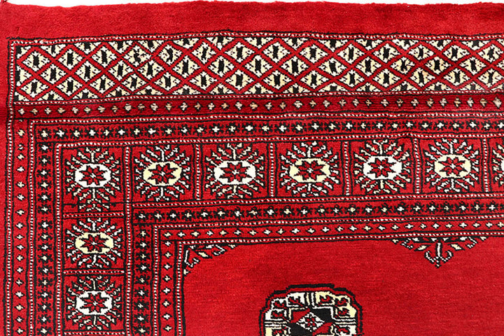 Red Bokhara 6'  4" x 9'  3" - No. QA30849