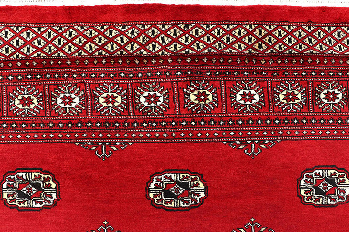 Red Bokhara 6'  4" x 9'  3" - No. QA30849