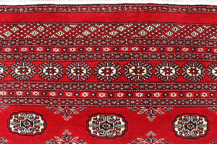 Red Bokhara 5' 11 x 8' 9 - No. 60157 - ALRUG Rug Store