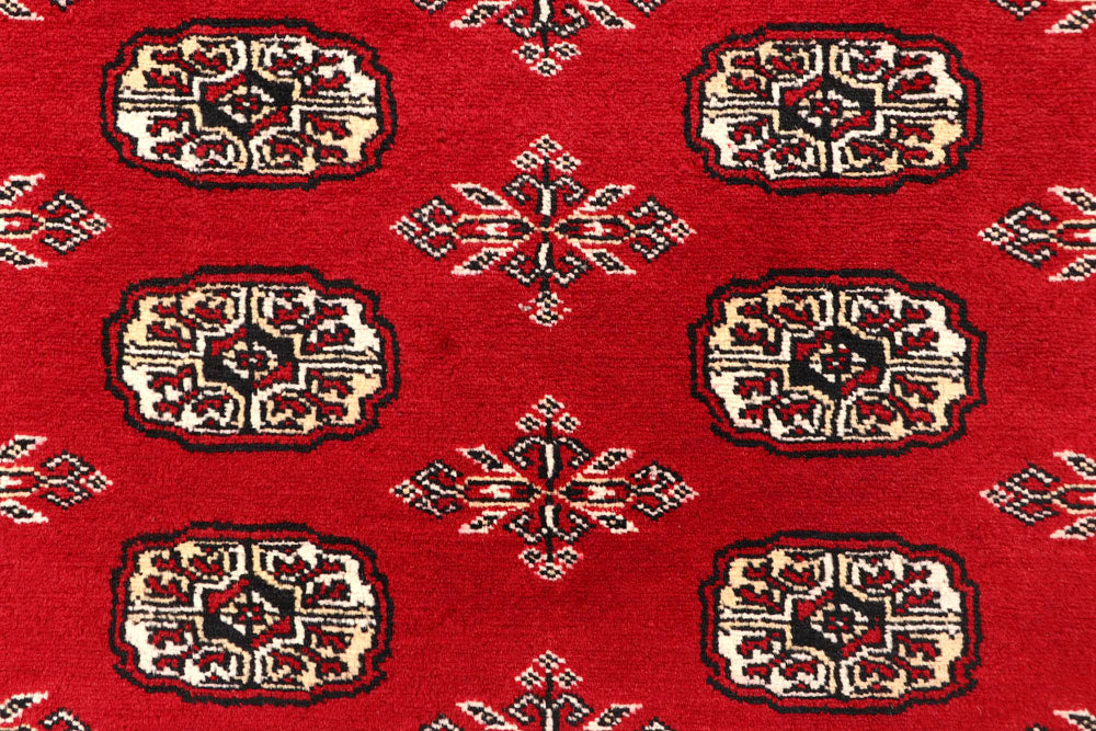 Red Bokhara 5' 11 x 8' 9 - No. 60157 - ALRUG Rug Store