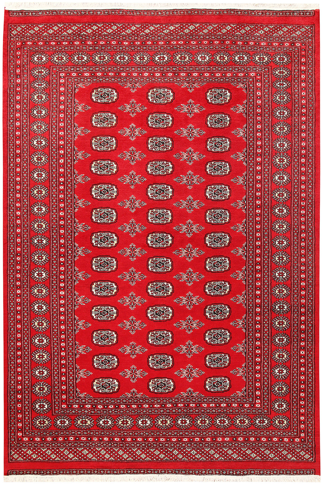 Red Bokhara 5' 11 x 8' 9 - No. 60157 - ALRUG Rug Store