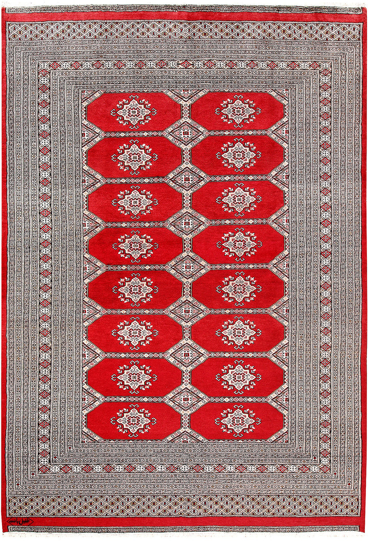 Red Jaldar 6'  3" x 9'  1" - No. QA77038