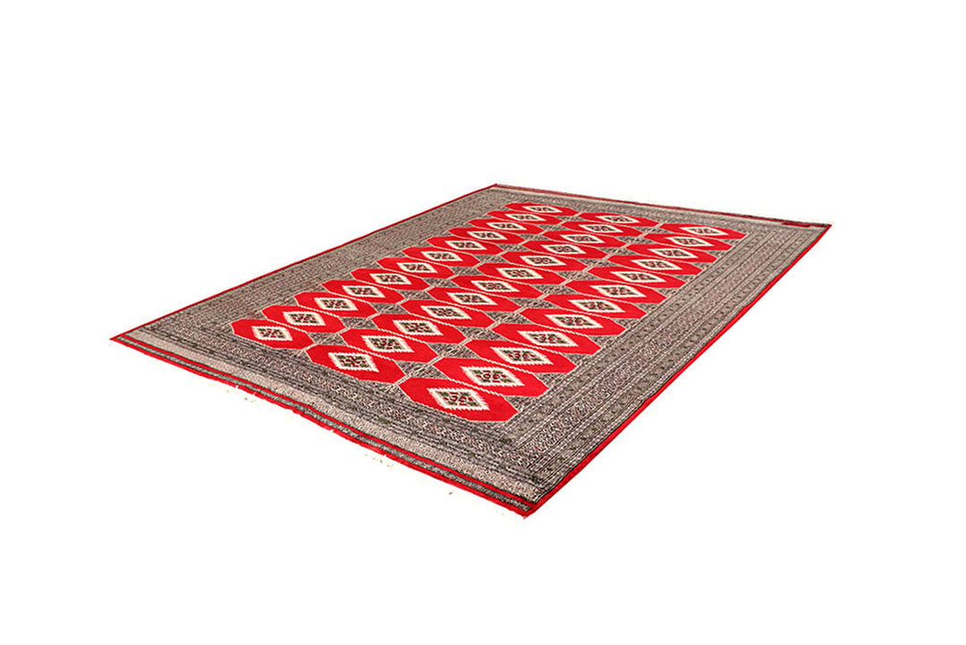 Red Jaldar 6'  3" x 8'  6" - No. QA17533