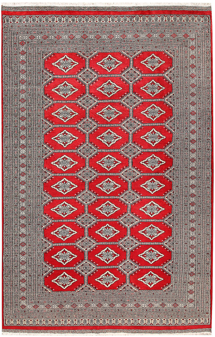 Red Jaldar 6'  1" x 9'  4" - No. QA43975