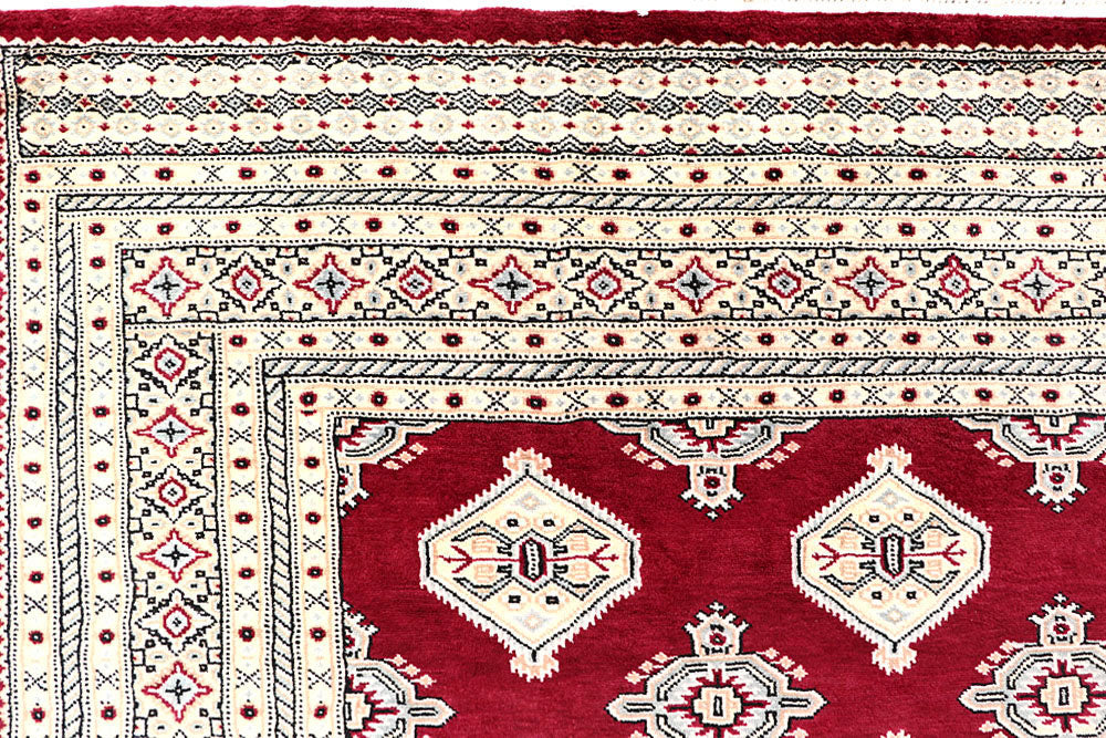 Dark Red Jaldar 6' 4 x 8' 7 - No. 60187 - ALRUG Rug Store