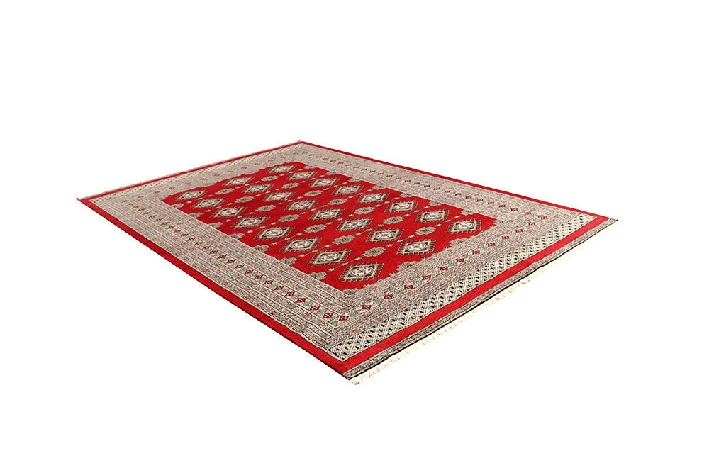 Firebrick Jaldar 6' 2 x 9' 1 - No. 60191 - ALRUG Rug Store